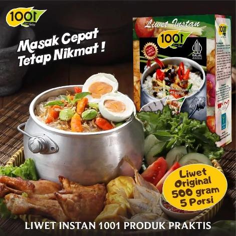 Nasi Liwet Instan Kemasan Keluarga (500gr)